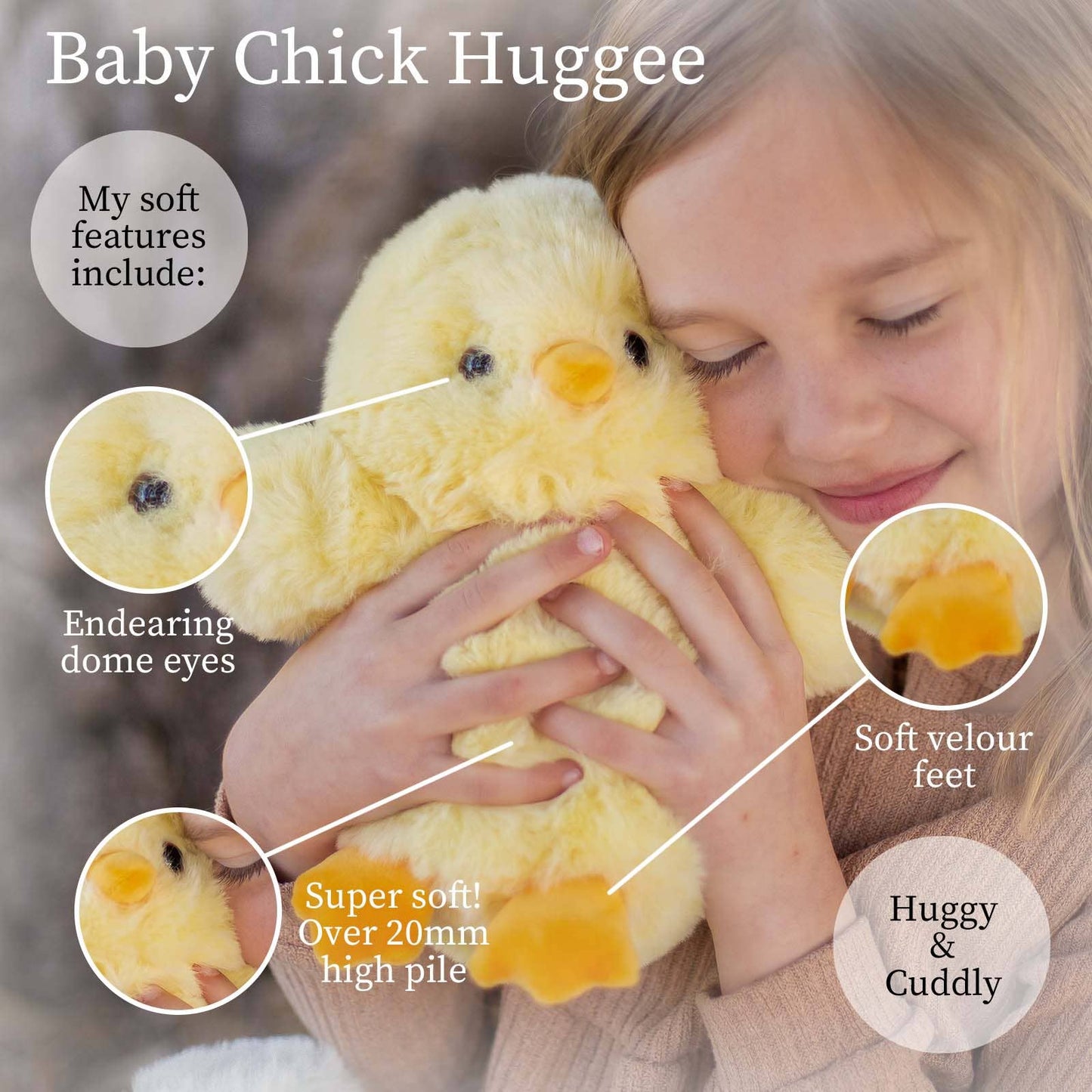 World's Softest- Baby Yellow Chick Plush