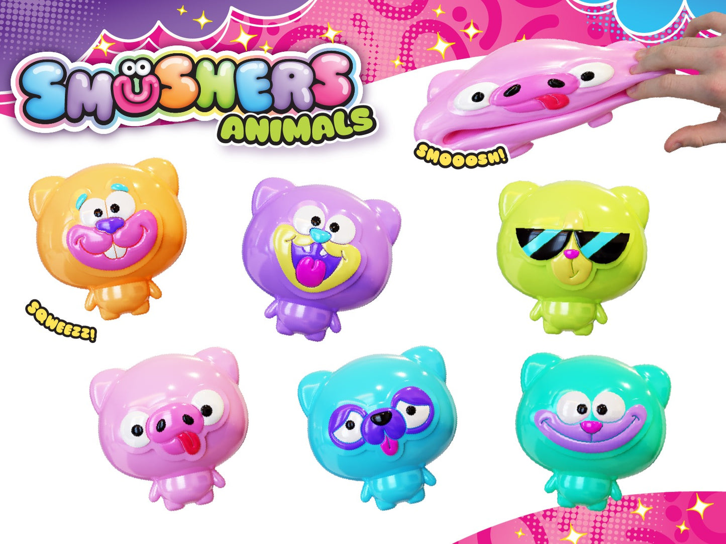 *PREORDER ETA 9/25* Smushers Wild Bunch Animals