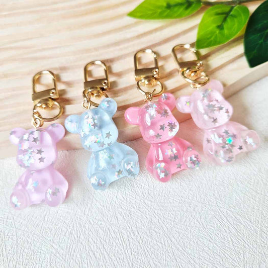 Cute Bear Pendant Candy Key Charms: Assorted Color