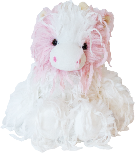 Feathers Strawberry Cow Plushie