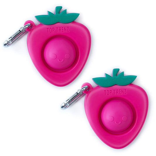 OMG Mega Pop - Strawberry Keychain