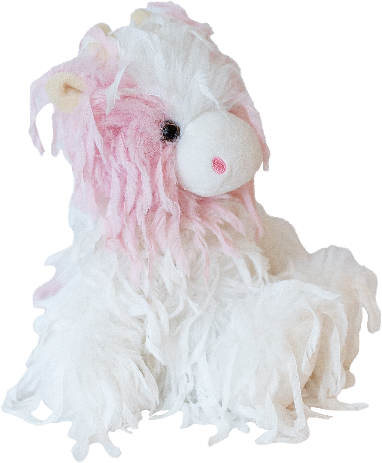 Feathers Strawberry Cow Plushie